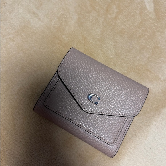 Coach Handbags - Coach Taupe Leather Wallet